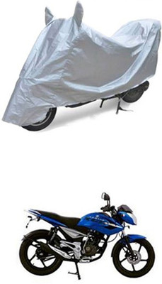 Utkarsh Two Wheeler Cover for Bajaj(Silver)