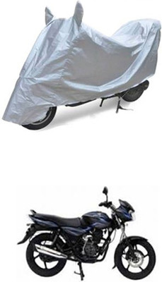 Utkarsh Two Wheeler Cover for Bajaj(DTS-i, Silver)