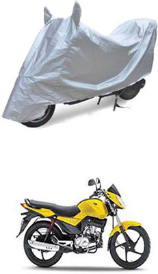 Utkarsh Two Wheeler Cover for Mahindra(Stallio, Silver)