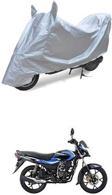 Utkarsh Two Wheeler Cover for Bajaj(Platina 100 DTS-i, Silver)