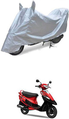 Utkarsh Two Wheeler Cover for TVS(Silver)