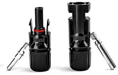 SOLAR UNIVERSE INDIA SUI Mc4 Connector for Solar Panel (Black) Mc4 Connectors Wire Connector(Black, Pack of 1)