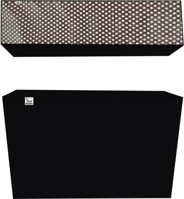 KingMatters Air Conditioner  Cover(Width: 114 cm, BLACK, BROWN)