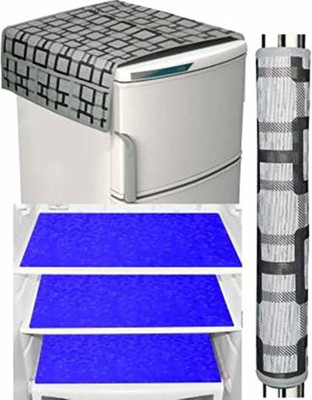 RMDecor Refrigerator  Cover(Width: 20 cm, Multicolor)