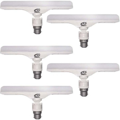 ambert 10 W Basic T-Bulb B22 LED Bulb(White, Pack of 5)