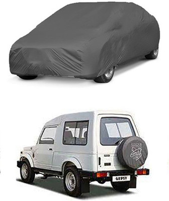 Rpindia Car Cover For Maruti Suzuki Gypsy MG-410 (Without Mirror Pockets)(Grey)