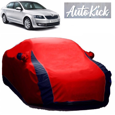 AutoKick Car Cover For Maruti Suzuki Omni (With Mirror Pockets)(Red)
