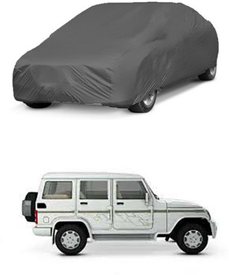 Worldlookenterprises Car Cover For Mahindra Bolero (Without Mirror Pockets)(Grey)