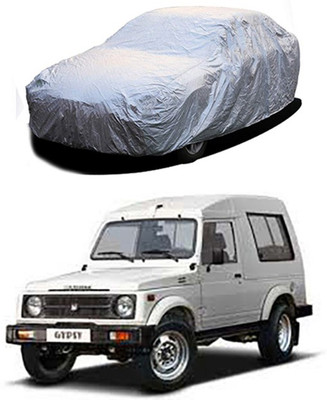 Rpindia Car Cover For Maruti Suzuki Gypsy (Without Mirror Pockets)(Silver)