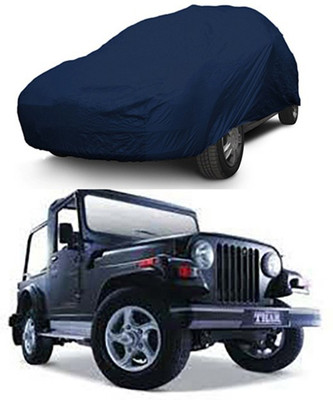 Rpindia Car Cover For Mahindra Thar (Without Mirror Pockets)(Blue)