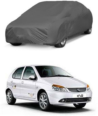 Worldlookenterprises Car Cover For Tata Indica eV2 (Without Mirror Pockets)(Grey)