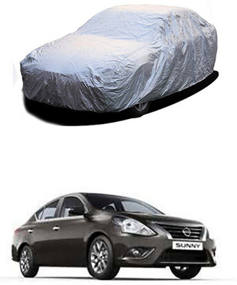 Worldlookenterprises Car Cover For Nissan Sunny (Without Mirror Pockets)(Silver)