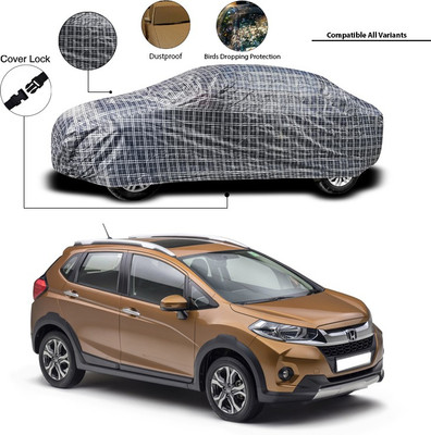 SEBONGO Car Cover For Honda WRV (Without Mirror Pockets)(Black)