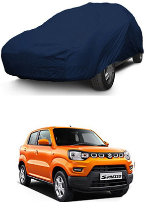 Worldlookenterprises Car Cover For Maruti Suzuki S-Presso (Without Mirror Pockets)(Blue)