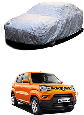 Worldlookenterprises Car Cover For Maruti Suzuki S-Presso (Without Mirror Pockets)(Silver)