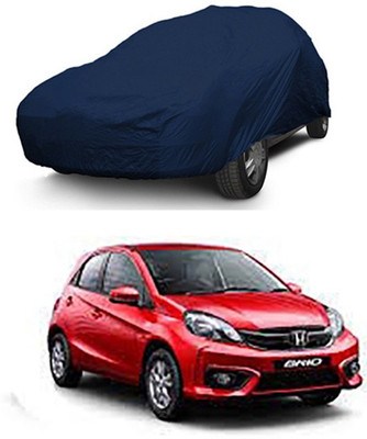 Rpindia Car Cover For Honda Brio (Without Mirror Pockets)(Blue)