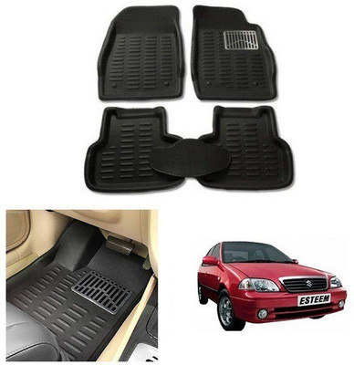 After cars Plastic 3D Mat For  Maruti Suzuki Esteem(Black)