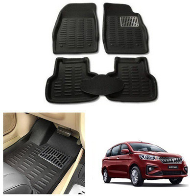 After cars Plastic 3D Mat For  Maruti Suzuki Ertiga(Black)