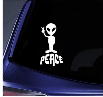 AVSARACHNA Sticker & Decal for Car & Bike(White)