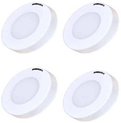 ambert 3 watt ceiling light white color 4 pieces Ceiling Light Ceiling Lamp(White)