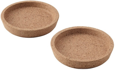 IKEA Round Cork Coaster Set(Pack of 2)