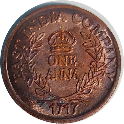 ANK ONE ANNA LORD STANDING LAXMI 1717 EIC TOKEN Ancient Coin Collection(1 Coins)