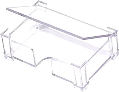 HolyWell 1 Compartments Acrylic Business Desk Card(Transparents)