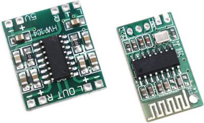 Diycart COMBO of PAM8403 Class D 3+3 Watts Amplifier with Bluetooth Stereo Audio Receiver Electronic Components Electronic Hobby Kit