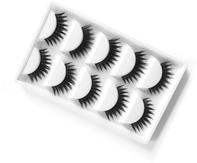 Be Fab Mink EyeLashes, Waterproof False Eyelashes ,Dramatic Look and Feel ,Reusable(Pack of 5)
