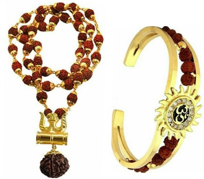 raj enterprises Brass Gold-plated Brown, Gold Jewellery Set(Pack of 1)