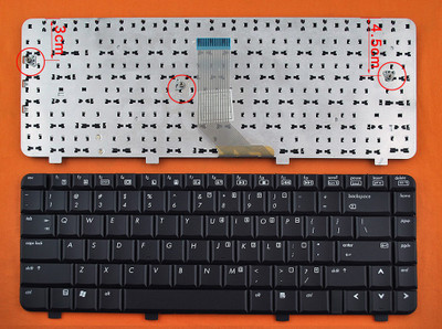 SDLAPPARTS Laptop Keyboard for HP Pavilion DV4 DV4-1000 DV4-1409tu DV4-1409TX DV4-1410TX DV4-1411tu Series Laptop Keyboard Replacement Key