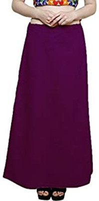 mahak creation DARK MAGENTA PETTICOAT Pure Cotton Petticoat(Free)