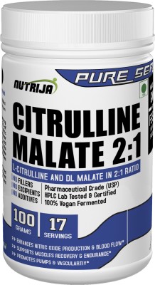 NutriJa CITRULLINE MALATE BCAA(100 g, UNFLAVOURED)