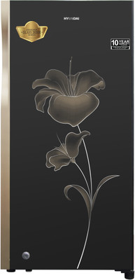 Hyundai 190 L Direct Cool Single Door 2 Star (2020) Refrigerator(Black, HP202PTMF-HDP)