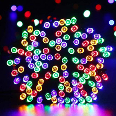 ERHIndia 500 LEDs 50.8 m Multicolor Flickering String Rice Lights(Pack of 1)