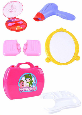 Pulsbery Makeup Set For Children Girls Pretend Play Make up Kit Gift Great For Little Girls Kids Include 21 PCs