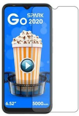 BRENZZ Tempered Glass Guard for Tecno Spark Go 2020,Tecno Spark 6 Go(Pack of 1)