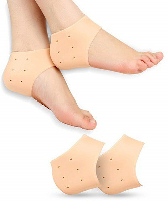 CLEVERZONE Gel Socks, Silicone Socks Heel Support (1 Pair) Multi Color Heel Support