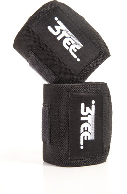 3tee HEAVY LIFTING WRIST BAND Wrist Support(Black)