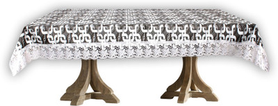 The Furnishing Tree Trellis 12 Seater Table Cover(Grey, PVC)