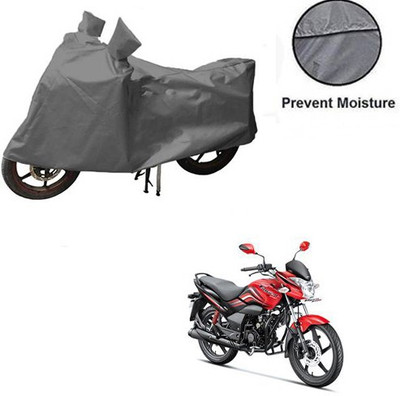 MOTOWORLD Waterproof Two Wheeler Cover for Hero(Passion Xpro, Grey)