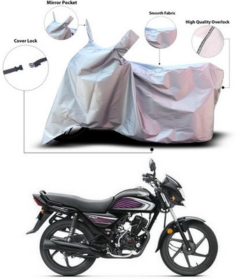 ANTHUB Waterproof Two Wheeler Cover for Honda(Dream Neo, Silver)
