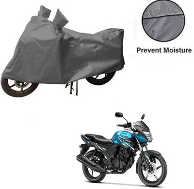 MOTOWORLD Waterproof Two Wheeler Cover for Yamaha(SZ-RR, Grey)