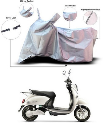 ANTHUB Waterproof Two Wheeler Cover for Evolet(Silver)