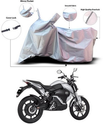 ANTHUB Waterproof Two Wheeler Cover for Revolt(Silver)
