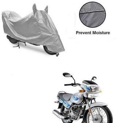 RPSENTTERPR Waterproof Two Wheeler Cover for TVS(Victor GLX, Silver)