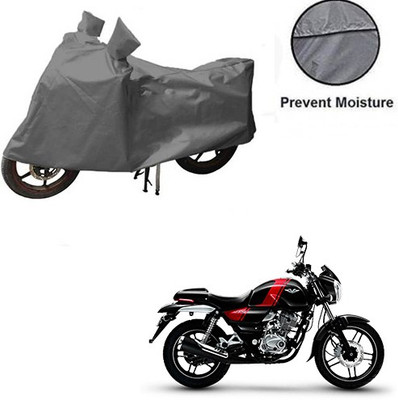 MOTOWORLD Waterproof Two Wheeler Cover for Bajaj(V 150, Grey)