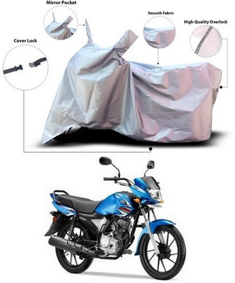 ANTHUB Waterproof Two Wheeler Cover for Yamaha(Saluto RX, Silver)