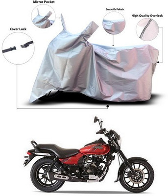 ANTHUB Waterproof Two Wheeler Cover for Bajaj(Avenger 180 Street, Silver)