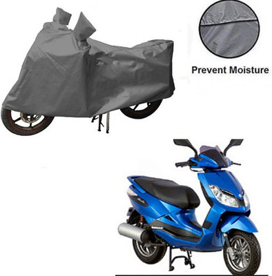 MOTOWORLD Waterproof Two Wheeler Cover for Bajaj(Sunny, Grey)